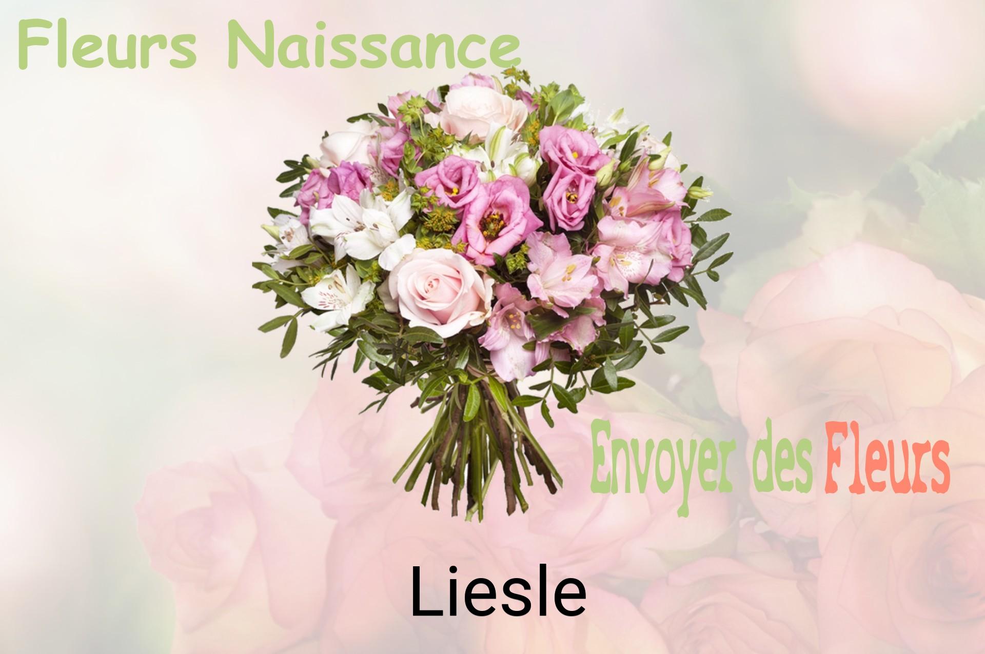 Bouquet de fleurs de naissance livré à Liesle